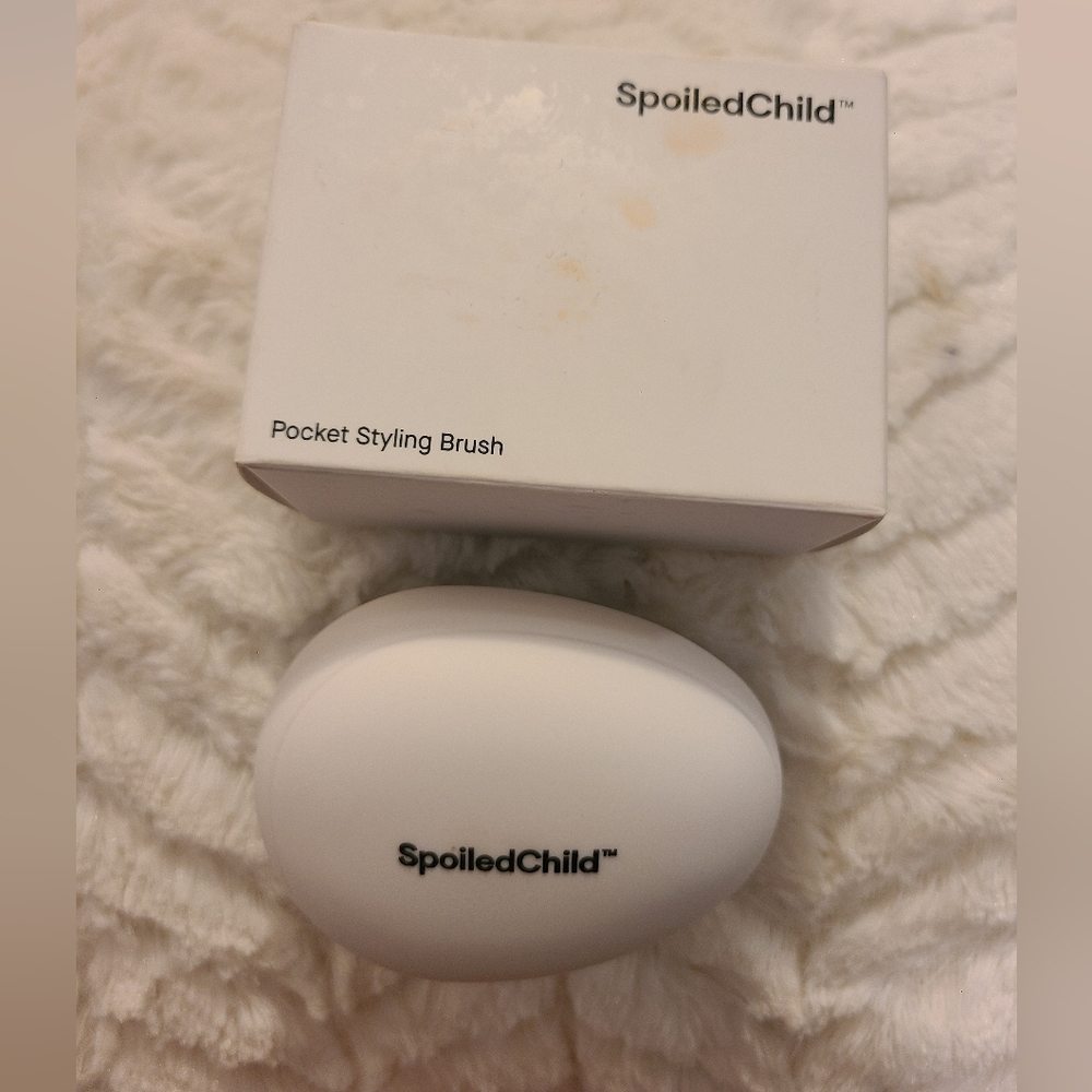 SpoiledChild Small Compact Pocket Styling Hair Brush Purse Size New in Box